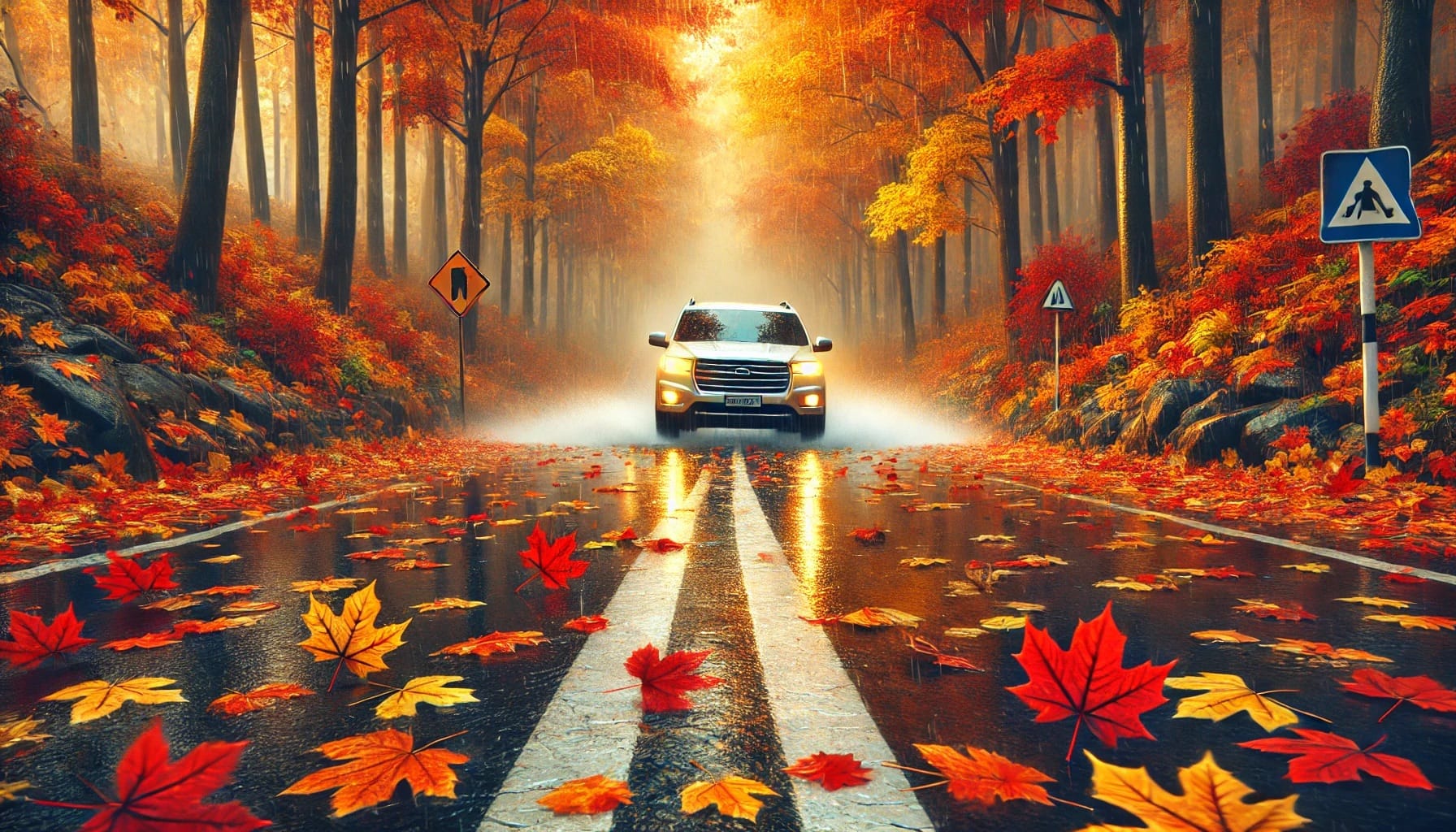 Dealing with Fallen Leaves and Slippery Roads: Staying Safe This Autumn