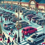 holiday traffic and parking lot challenges