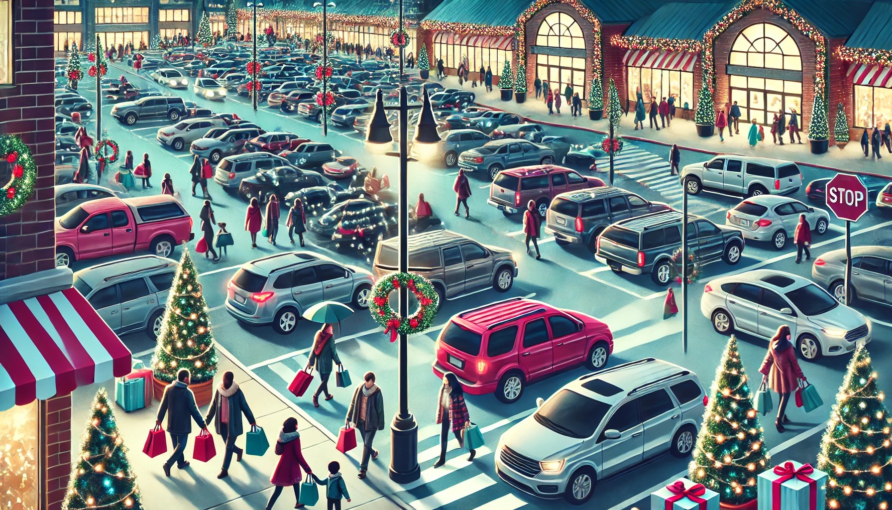 Navigating Busy Holiday Traffic and Parking Lots