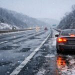 Icy road car tennessee