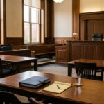 Tennessee civil courtroom prepared for a personal injury trial